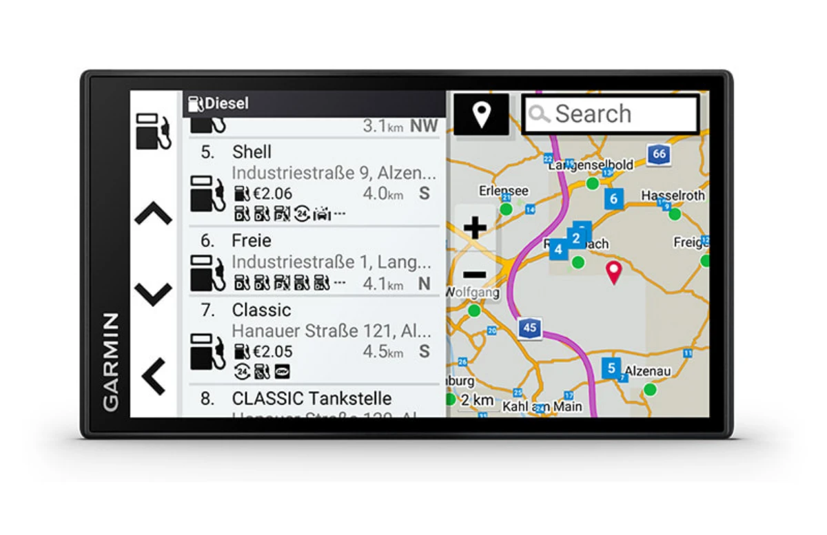 Sunkvežimių palydovinė navigacija Garmin dēzl LGV610 6