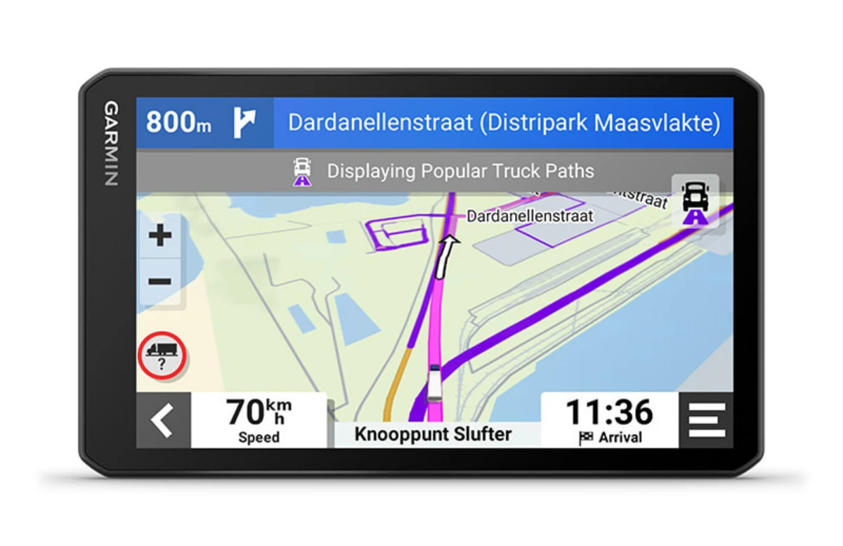 Sunkvežimio palydovinė navigacija su įmontuotu vaizdo registratoriumi +MT-D Garmin dēzlCam LGV710 7