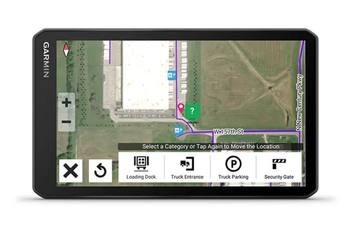 Sunkvežimio palydovinė navigacija su įmontuotu vaizdo registratoriumi +MT-D Garmin dēzlCam LGV710 7