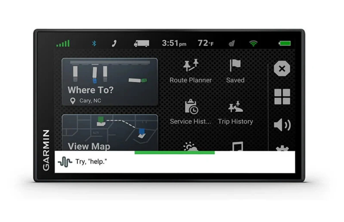 Sunkvežimių palydovinė navigacija Garmin dēzl LGV610 6