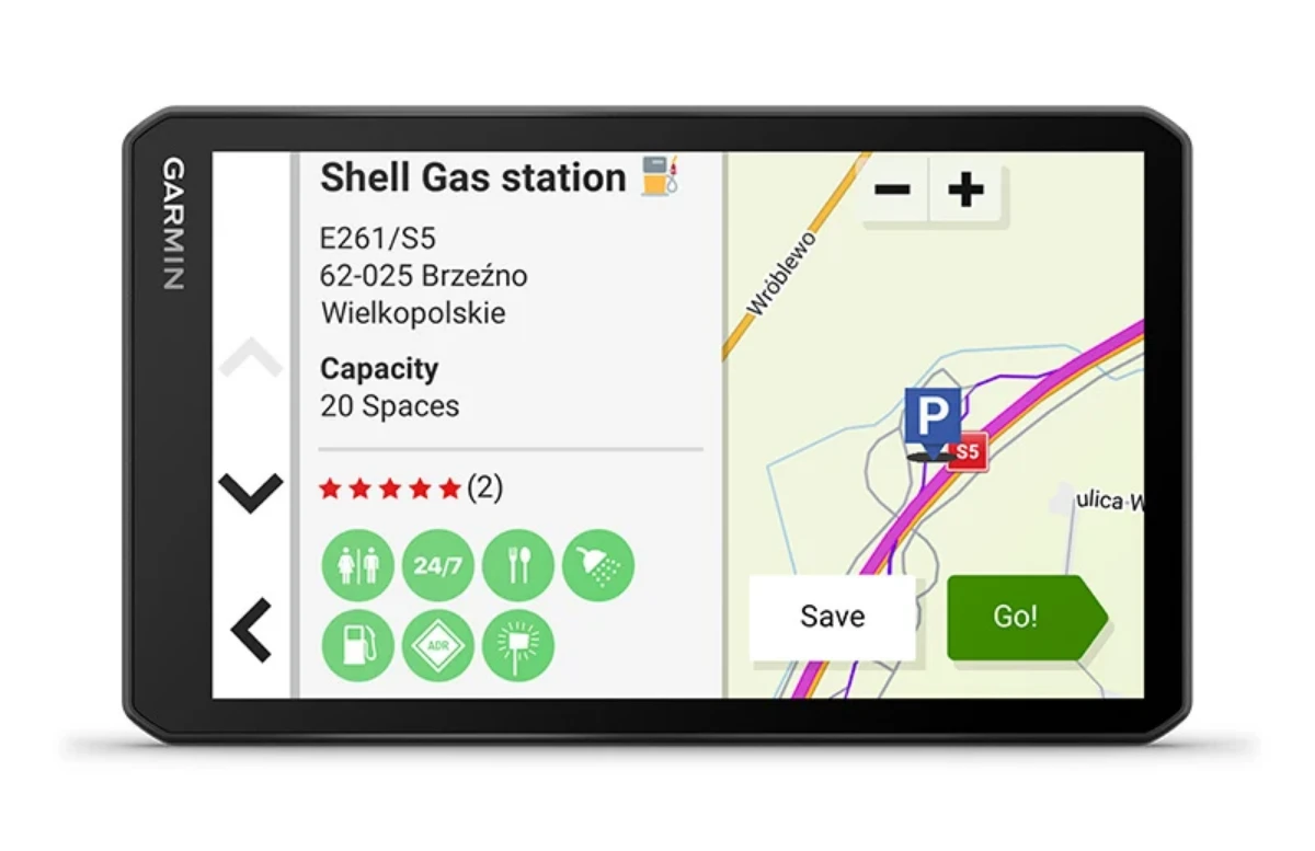 Sunkvežimio palydovinė navigacija su įmontuotu vaizdo registratoriumi +MT-D Garmin dēzlCam LGV710 7