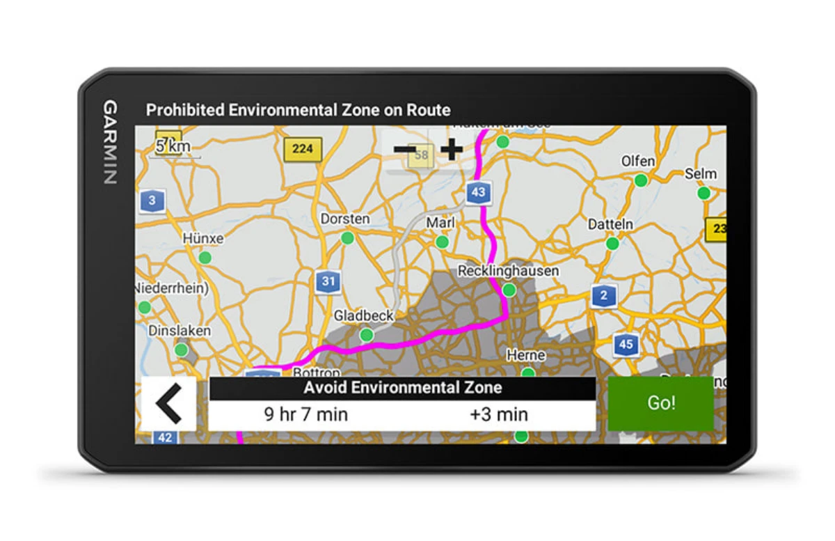 Sunkvežimio palydovinė navigacija su įmontuotu vaizdo registratoriumi +MT-D Garmin dēzlCam LGV710 7