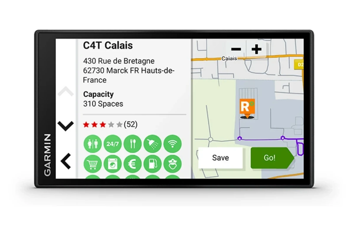 Sunkvežimių palydovinė navigacija Garmin dēzl LGV610 6