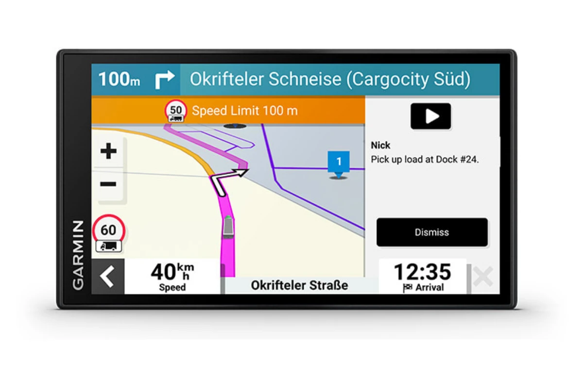 Sunkvežimių palydovinė navigacija Garmin dēzl LGV610 6