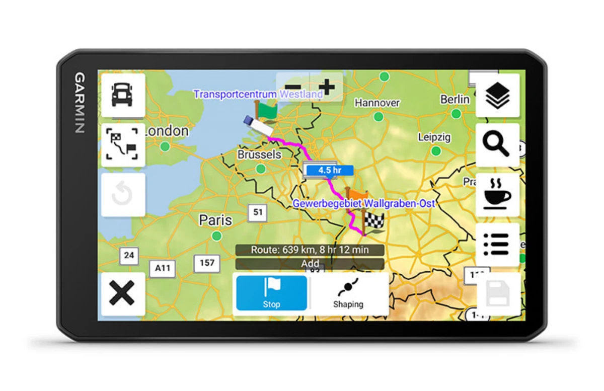 Sunkvežimio palydovinė navigacija su įmontuotu vaizdo registratoriumi +MT-D Garmin dēzlCam LGV710 7