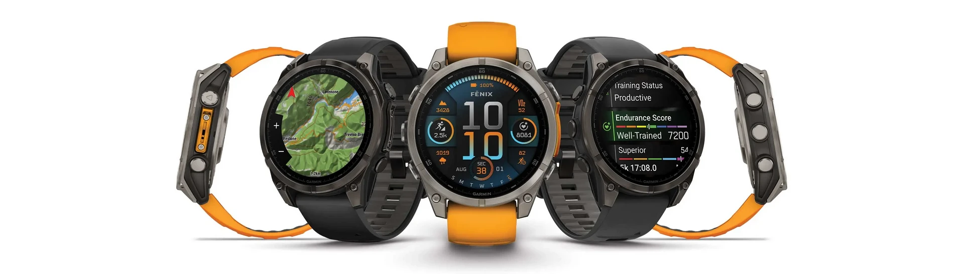 Išmanusis laikrodis Garmin Fenix 8 – 43 mm, AMOLED Sidabrinės spalvos korpusas su baltojo akmens spalvos silikoniniu dirželiu aprašymas - Prekės nuotrauka