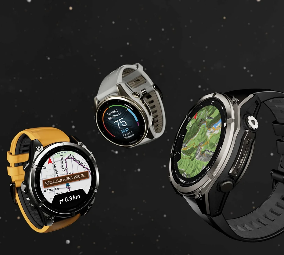 Išmanusis laikrodis Garmin Fenix 8 – 43 mm, AMOLED Sidabrinės spalvos korpusas su baltojo akmens spalvos silikoniniu dirželiu aprašymas - Prekės nuotrauka