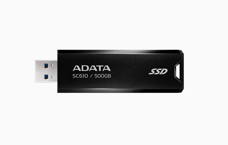 Išorinis kietasis diskas Adata SC610 500GB SSD aprašymas - Prekės nuotrauka