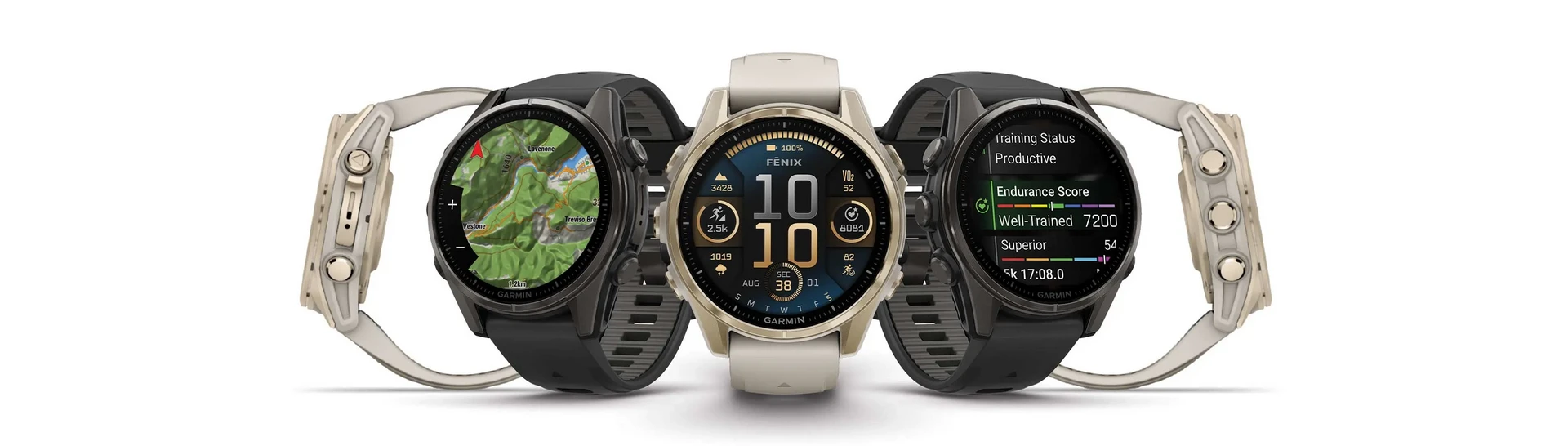 Išmanusis laikrodis Garmin Fenix 8 – 47 mm, AMOLED Sapphire, Pilkos anglies spalvos DLC titanas su juodos / pilkos akmenukų spalvos silikoniniu dirželiu aprašymas - Prekės nuotrauka