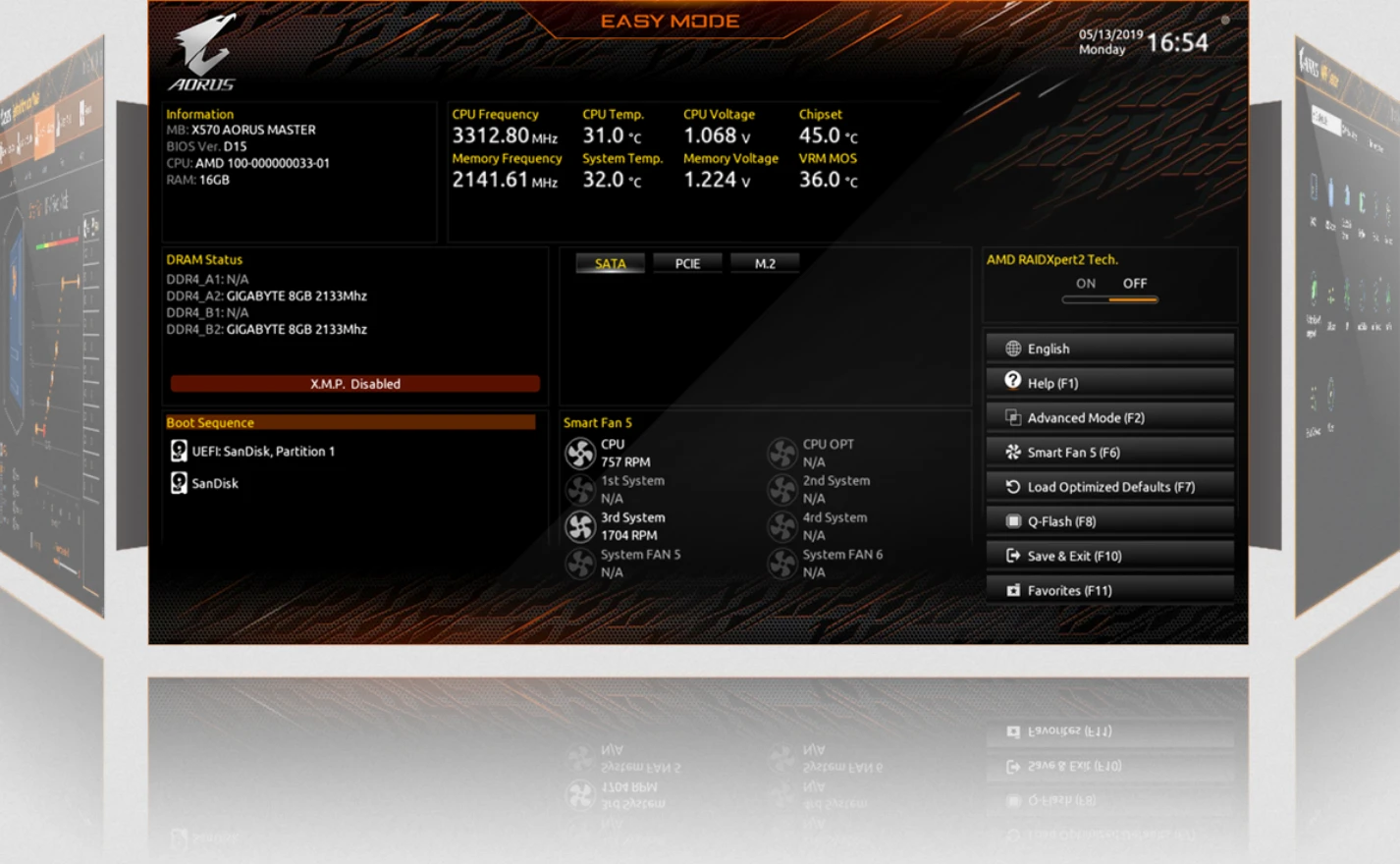 Pagrindinė plokštė Gigabyte B550 AORUS ELITE AX V2, AM4, ATX, DDR4 aprašymas - Prekės nuotrauka