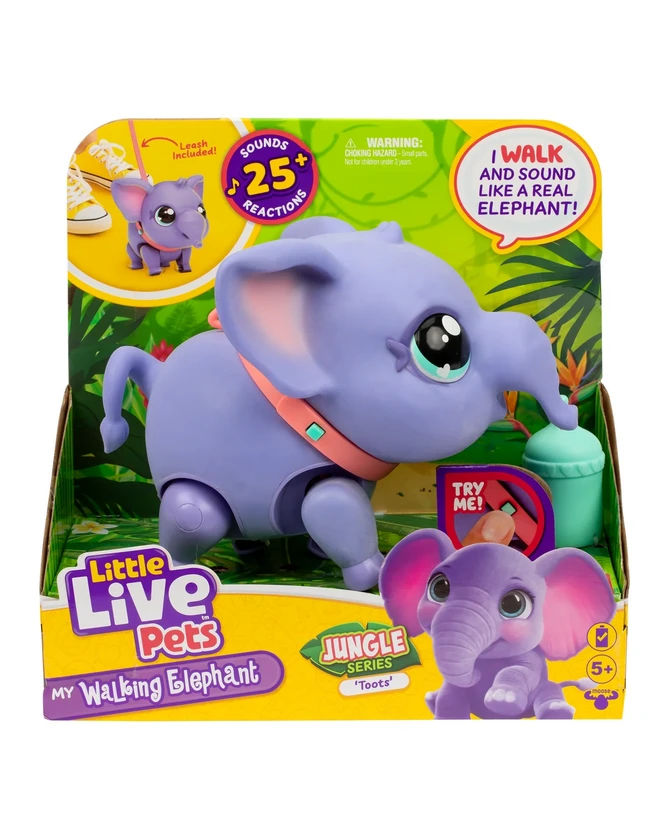 Interaktyvi žaislinė drambliukė LITTLE LIVE PETS aprašymas - Prekės nuotrauka