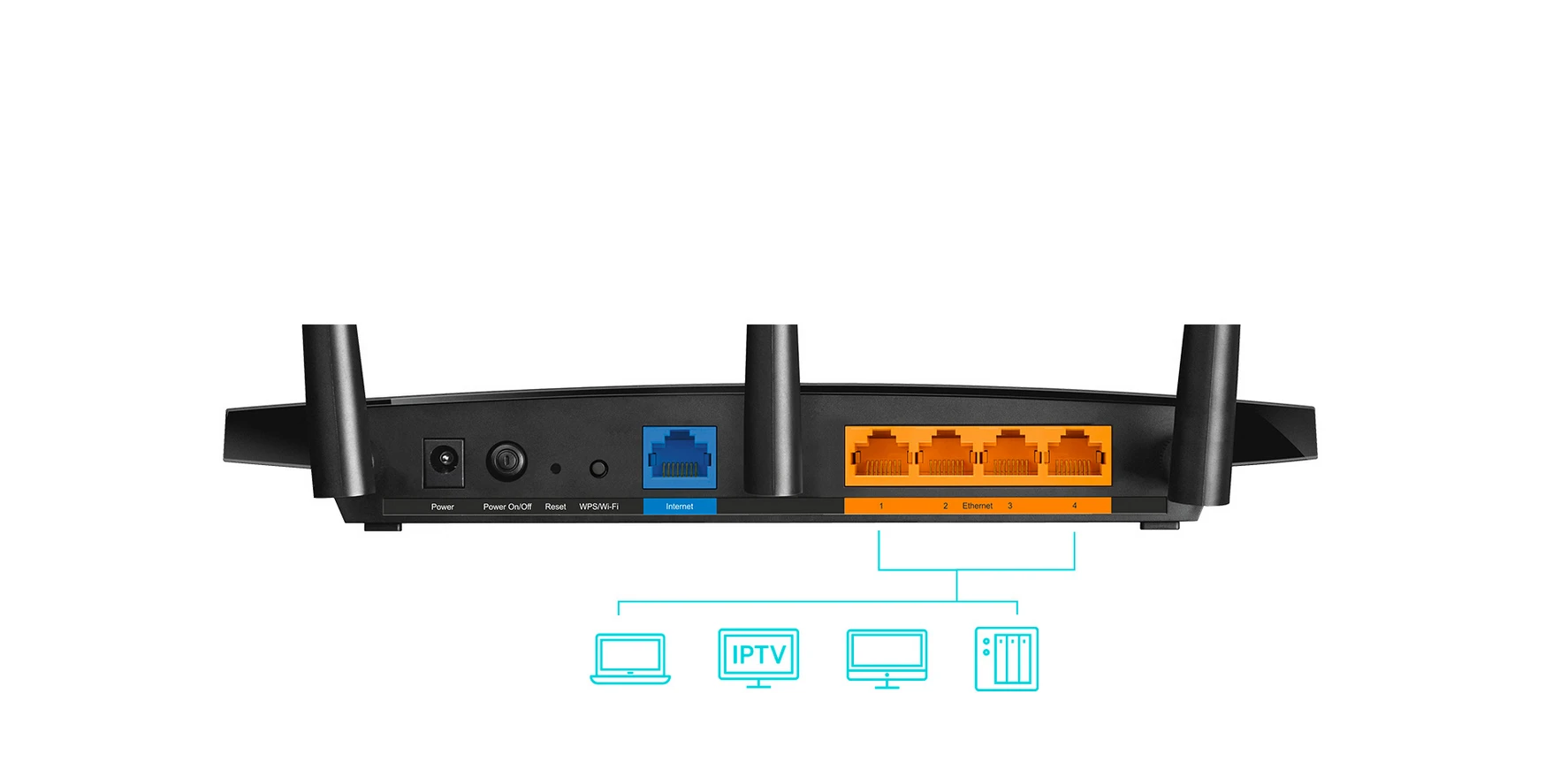 Maršrutizatorius TP-Link Archer A8 AC1900 aprašymas - Prekės nuotrauka