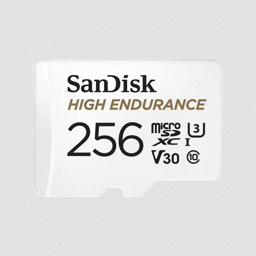 Atminties kortelė SanDisk High Endurance microSDXC 256GB aprašymas - Prekės nuotrauka