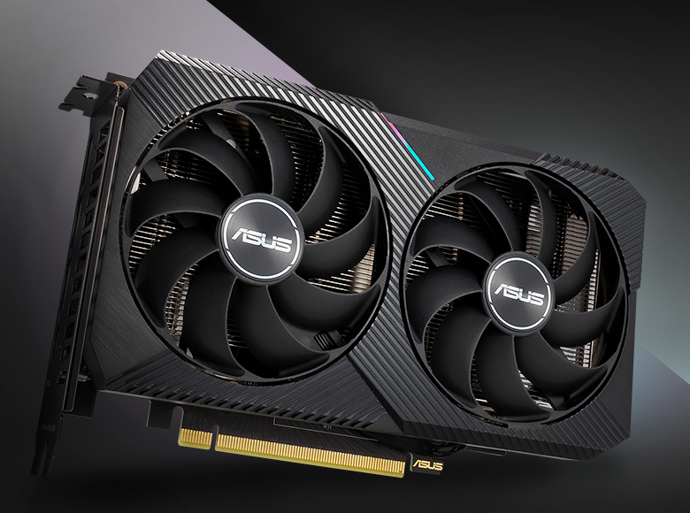 Vaizdo plokštė ASUS GeForce RTX 3060 DUAL 12GB OC V2, GDDR6, PCI Express 4.0 aprašymas - Prekės nuotrauka
