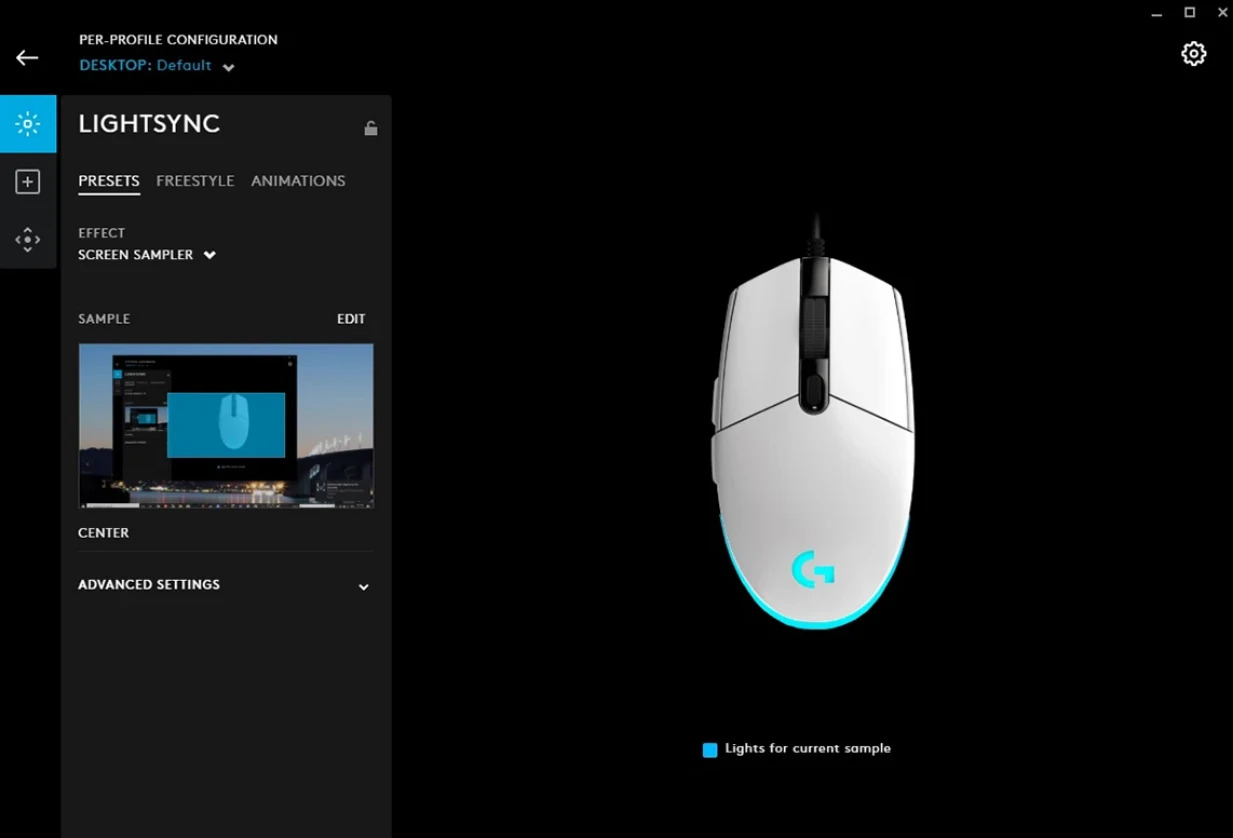 Žaidimų pelė Logitech G203 Lightsync RGB, Balta aprašymas - Prekės nuotrauka Žaidimų pelė Logitech G203 Lightsync RGB, Balta aprašymas - Prekės nuotrauka
