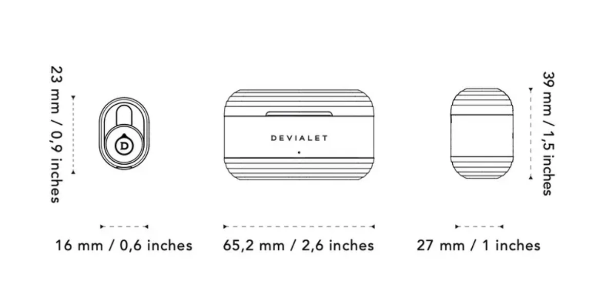 Belaidės ausinės Devialet Gemini II Iconic aprašymas - Prekės nuotrauka