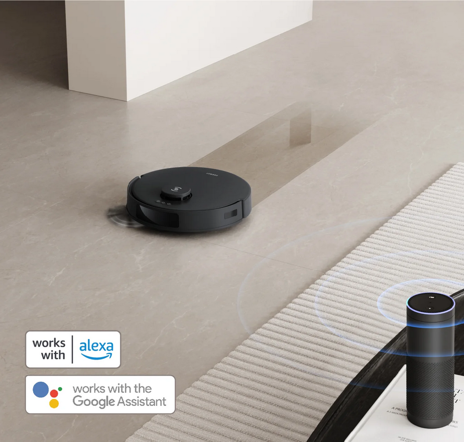 Ecovacs DEEBOT N20 PRO PLUS dulkių siurblys - robotas, Juodos spalvos aprašymas - Prekės nuotrauka