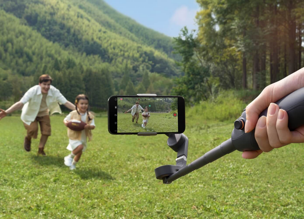 DJI Osmo Mobile 6  Gimbal (Platinum Gray) stabilizatorius aprašymas - Prekės nuotrauka