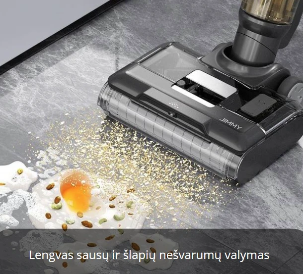 Dulkių siurblys JIMMY HW9 Belaidis & Plovimo funkcija (Tamsiai pilkas) aprašymas - Prekės nuotrauka