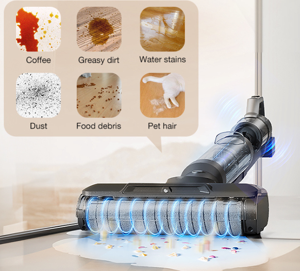 Dulkių siurblys Jimmy | PW11 Pro | Belaidis valdymas | Plovimo funkcija | 460 W | 21.6 V | Veikimo laikas (maks.) 80 min aprašymas - Prekės nuotrauka