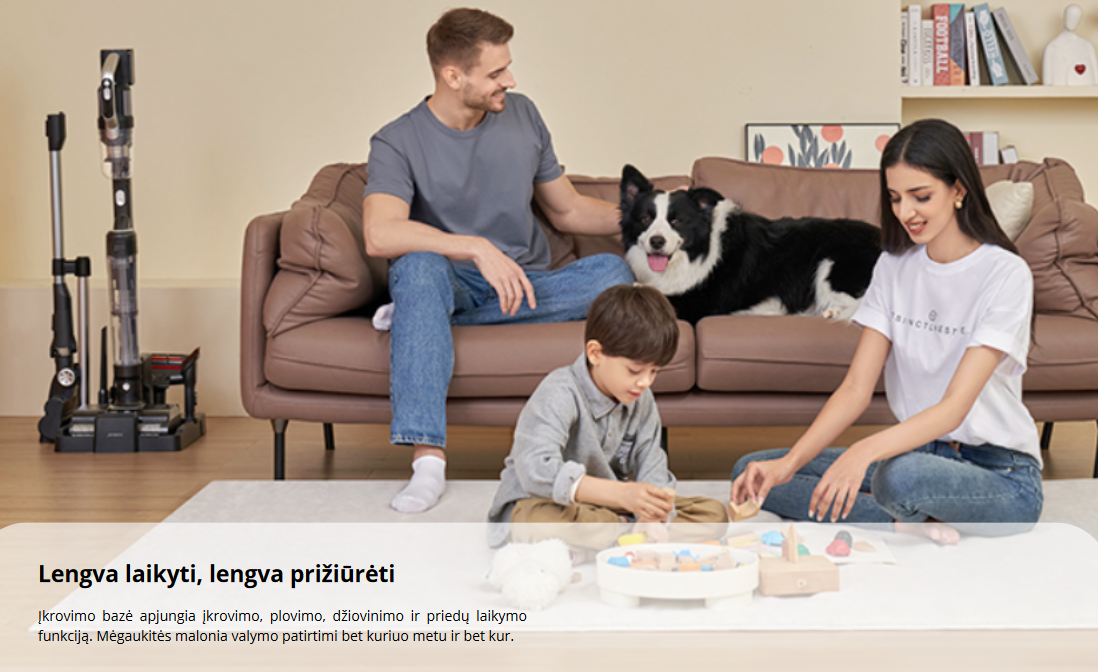 Dulkių siurblys Jimmy | PW11 Pro | Belaidis valdymas | Plovimo funkcija | 460 W | 21.6 V | Veikimo laikas (maks.) 80 min aprašymas - Prekės nuotrauka