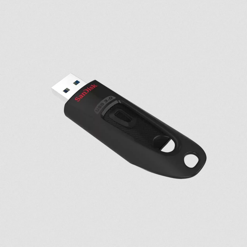 USB laikmena Sandisk Cruzer Ultra 64 GB USB 3.0 aprašymas - Prekės nuotrauka