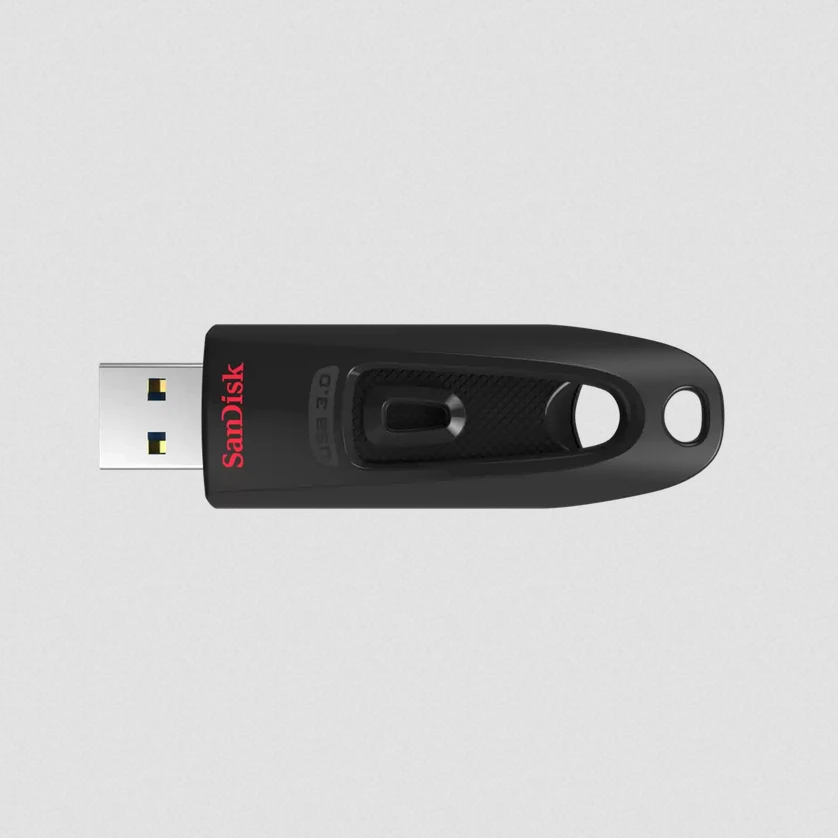 USB laikmena Sandisk Cruzer Ultra 64 GB USB 3.0 aprašymas - Prekės nuotrauka