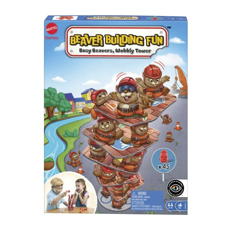 Mattel Žaidimas „Linksmieji bebriukai“ aprašymas - Prekės nuotrauka