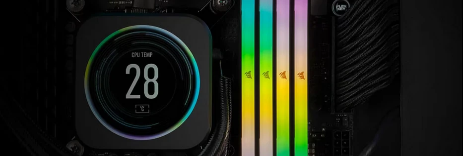Stacionarių kompiuterių atmintis VENGEANCE RGB 32GB (2x16GB) DDR5 DRAM 6000MT/s CL30 AMD EXPO & Intel XMP aprašymas - Prekės nuotrauka