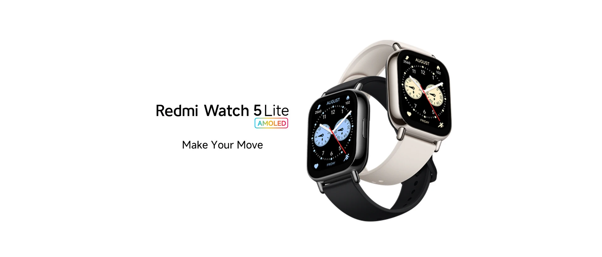 Išmanusis laikrodis Xiaomi Redmi Watch 5 Lite, Juodos spalvos aprašymas - Prekės nuotrauka