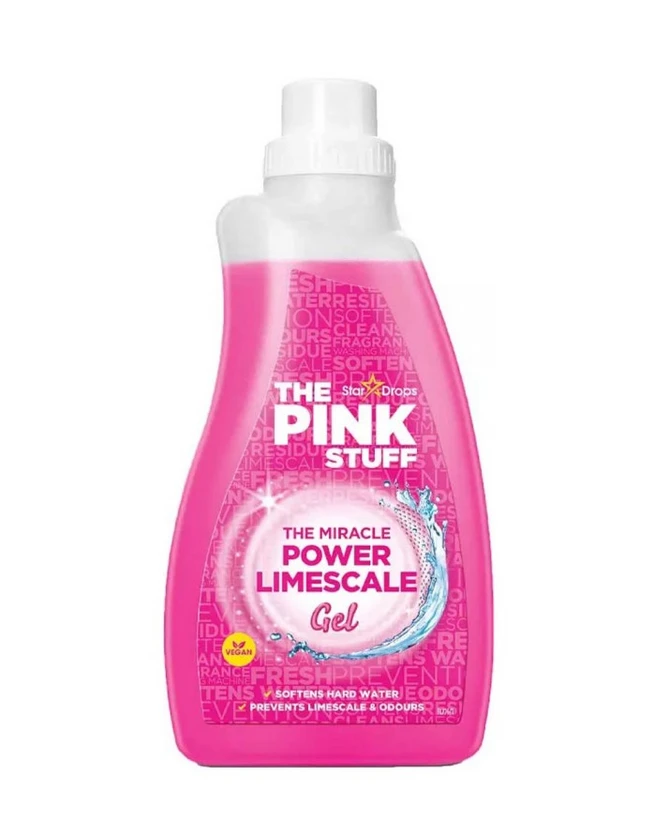 Kalkių nuosėdų valiklis skalbimo mašinoms The Pink Stuff, 1L aprašymas - Prekės nuotrauka