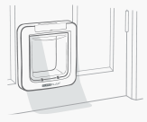 SureFlap Microchip Pet Door Connect - Mikročipu atidaromos durelės, baltos spalvos (70955) aprašymas - Prekės nuotrauka