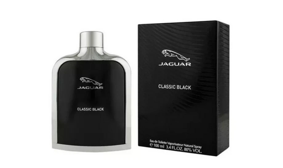 Kvepalai vyrams Jaguar Classic Black EDT, 100 ml aprašymas - Prekės nuotrauka