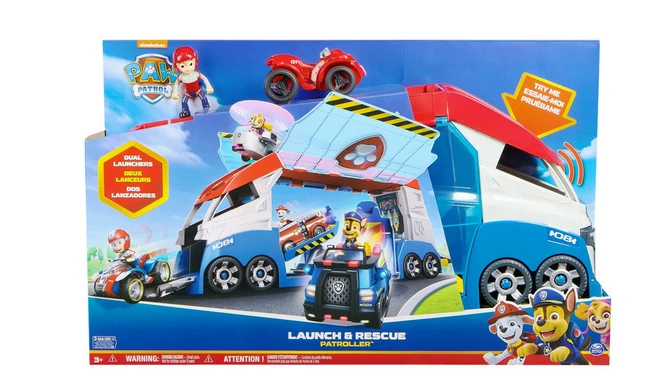 Žaislinė mašinėlė SPIN Paw Patrol Patroller Launch and Rescue Patroller, 6069338 aprašymas - Prekės nuotrauka Žaislinė mašinėlė SPIN Paw Patrol Patroller Launch and Rescue Patroller, 6069338 aprašymas - Prekės nuotrauka