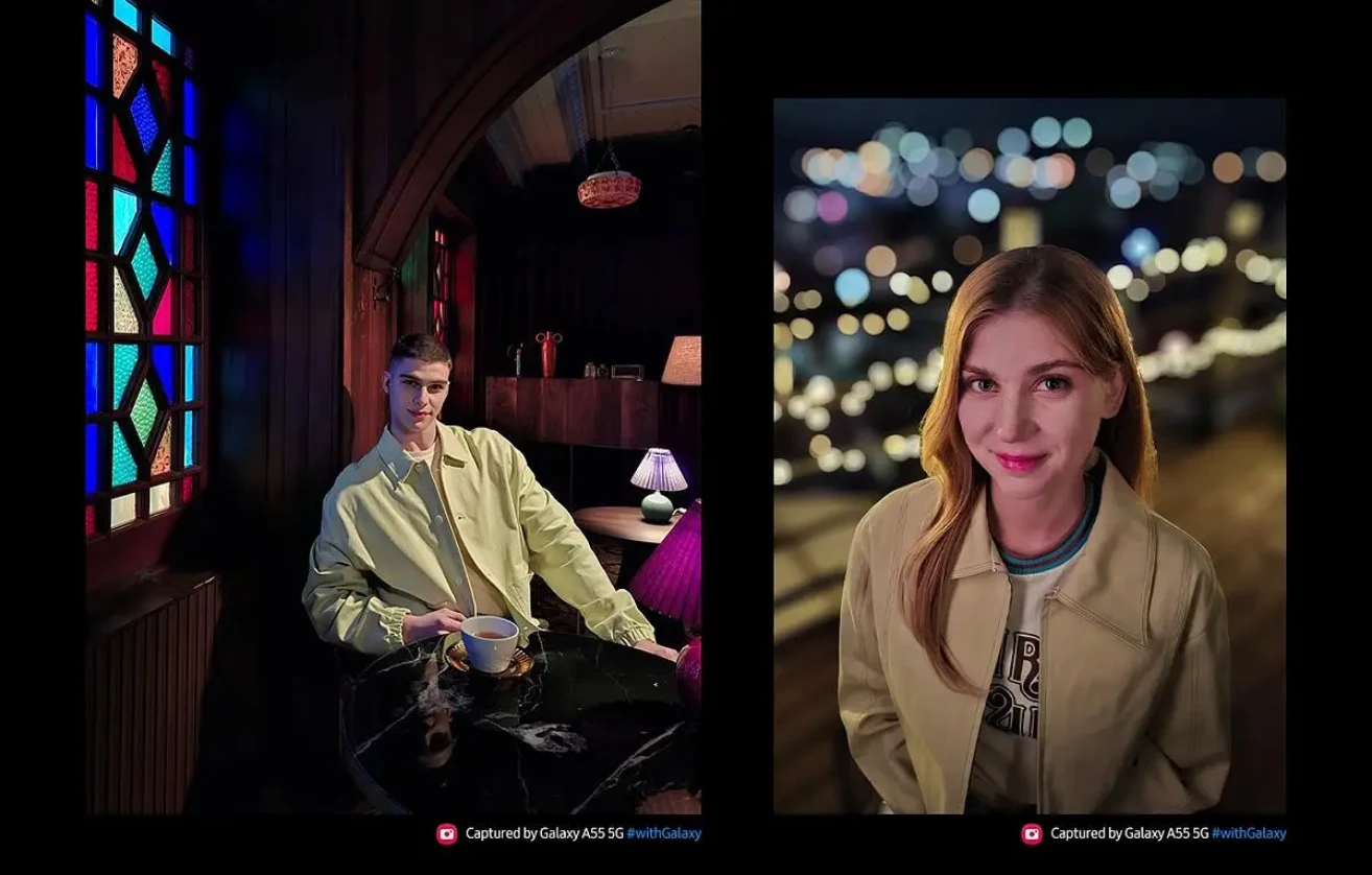 Išmanusis telefonas Samsung Galaxy A55 5G 128 GB (Awesome Lemon) aprašymas - Prekės nuotrauka