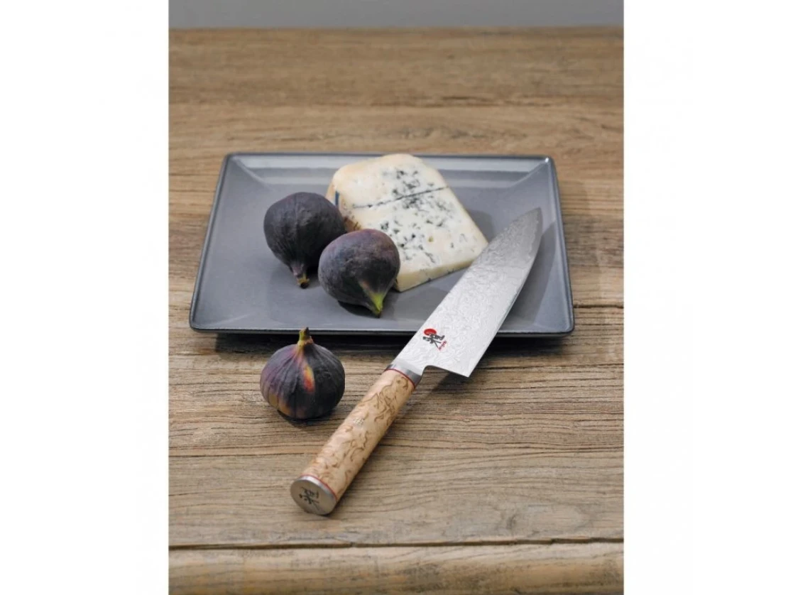 Japoniškas plieninis peilis Zwilling Miyabi 5000 MCD Santoku aprašymas - Prekės nuotrauka