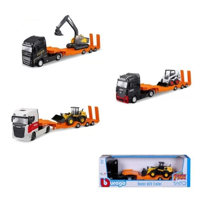 Abeba Žaislinis vilkikas HaulersConstruction BBU 1:43 32312 /32313 aprašymas - Prekės nuotrauka
