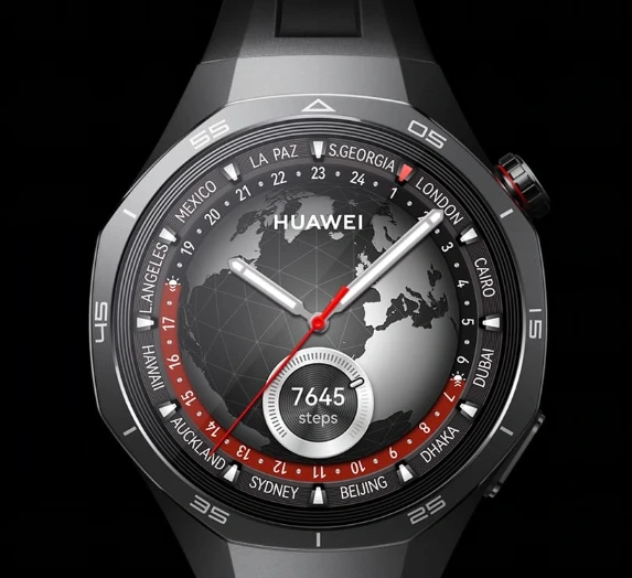 HUAWEI WATCH GT5 Pro 46mm Black Fluoroelastomer Strap aprašymas - Prekės nuotrauka