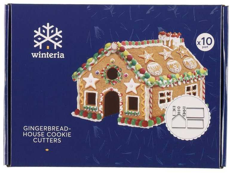 Imbierinio namelio formelės Winteria GINGERBREAD, 10 vnt. aprašymas - Prekės nuotrauka