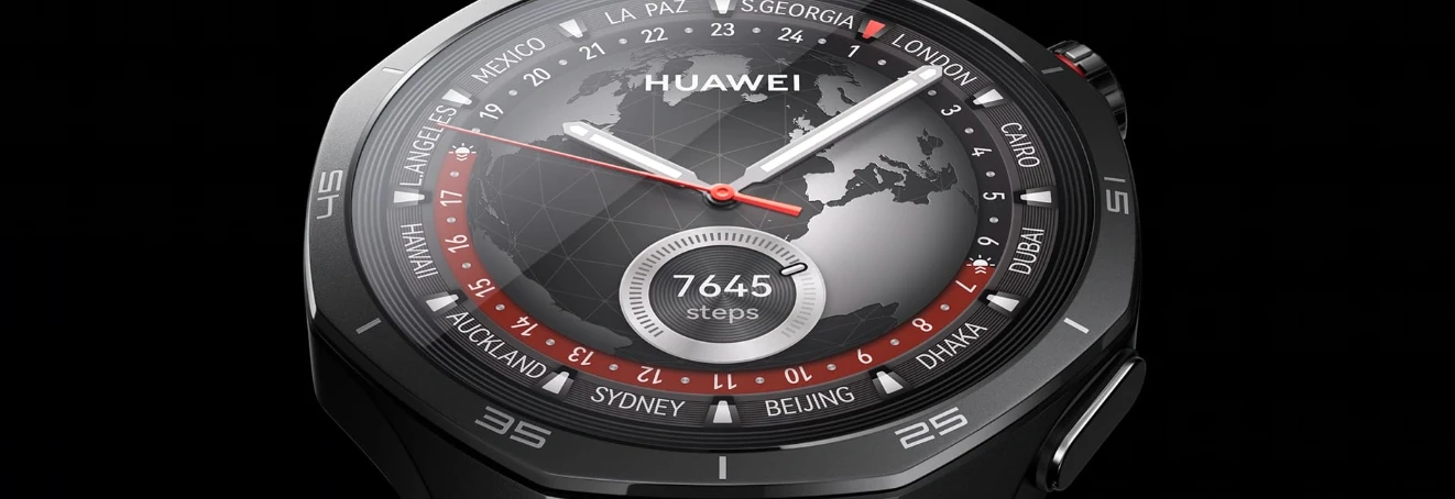 HUAWEI WATCH GT5 Pro 46mm Black Fluoroelastomer Strap aprašymas - Prekės nuotrauka