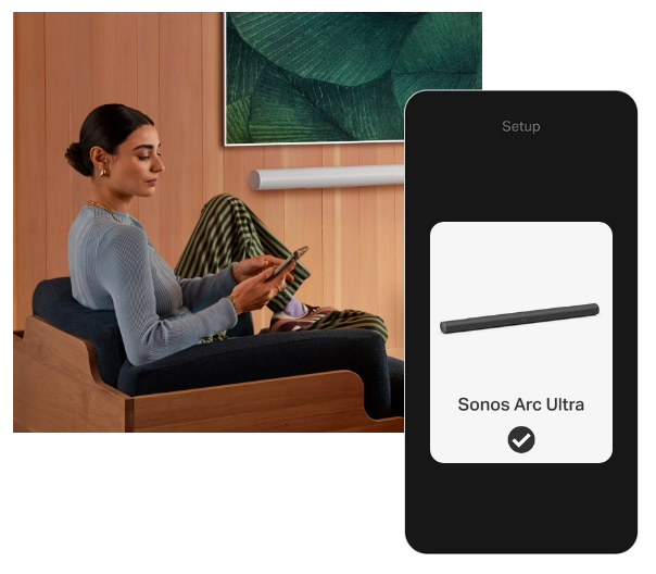 Garso sistema Sonos Arc Ultra, Baltos spalvos aprašymas - Prekės nuotrauka