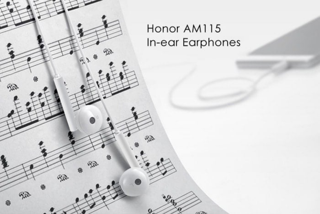 Ausinės Huawei AM115 Stereo, baltos spalvos aprašymas - Prekės nuotrauka