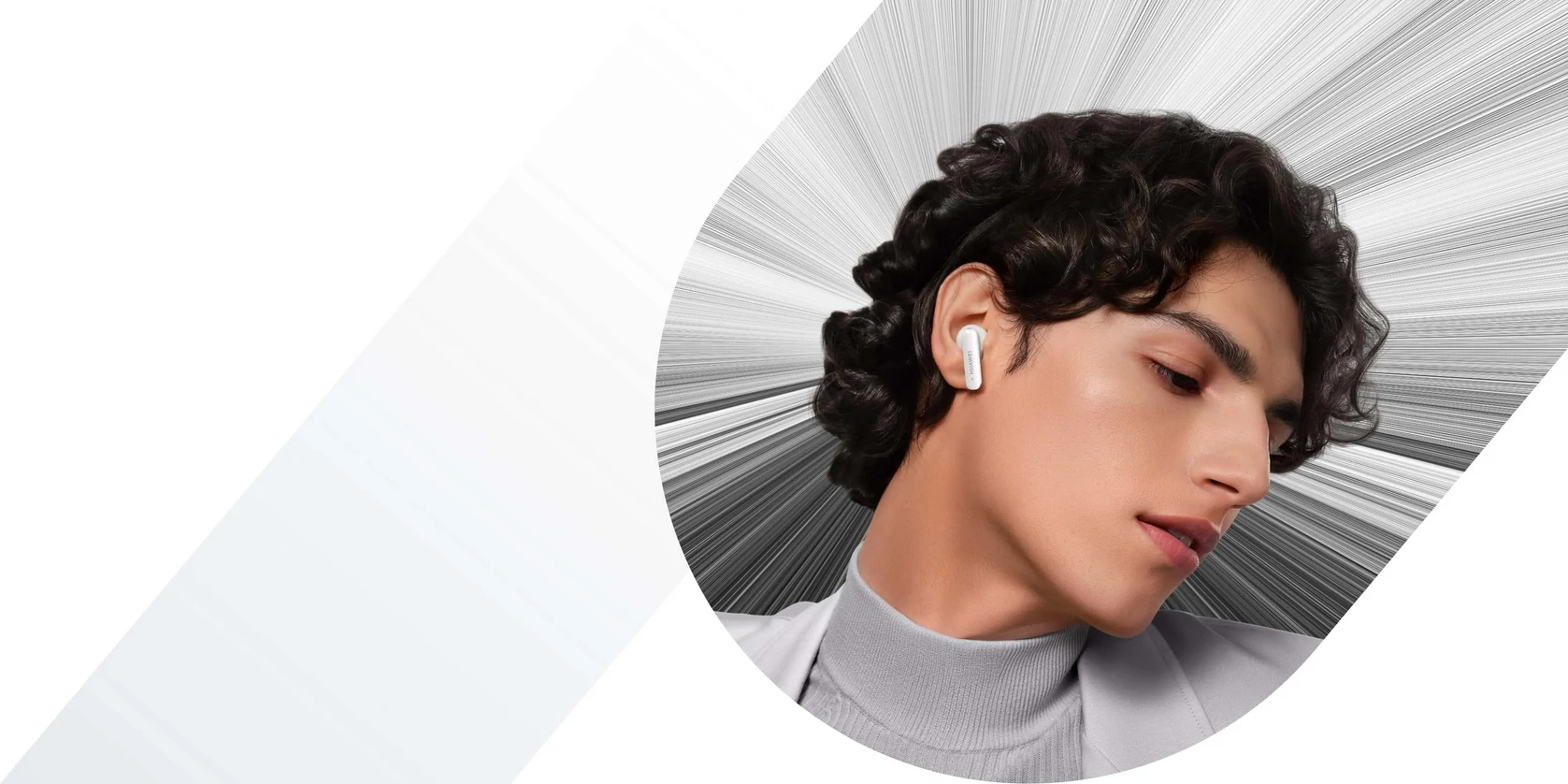 Ausinės Huawei Freebuds 6i, baltos spalvos aprašymas - Prekės nuotrauka