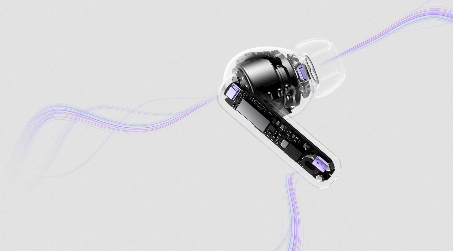 Ausinės Huawei Freebuds 6i, baltos spalvos aprašymas - Prekės nuotrauka