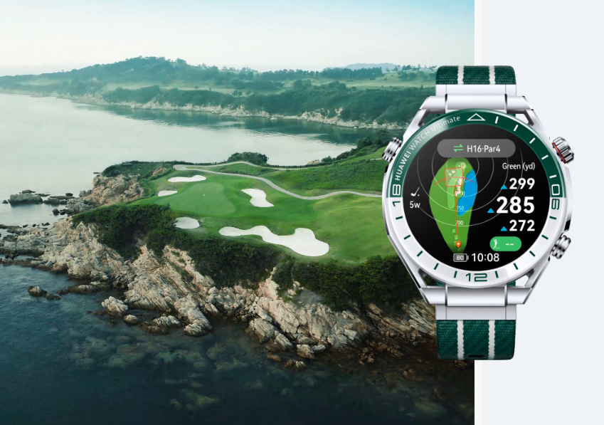 Išmanusis laikrodis Huawei Watch Ultimate Expedition, Sidabrinės ir juodos spalvos korpusas su juodu dirželiu aprašymas - Prekės nuotrauka