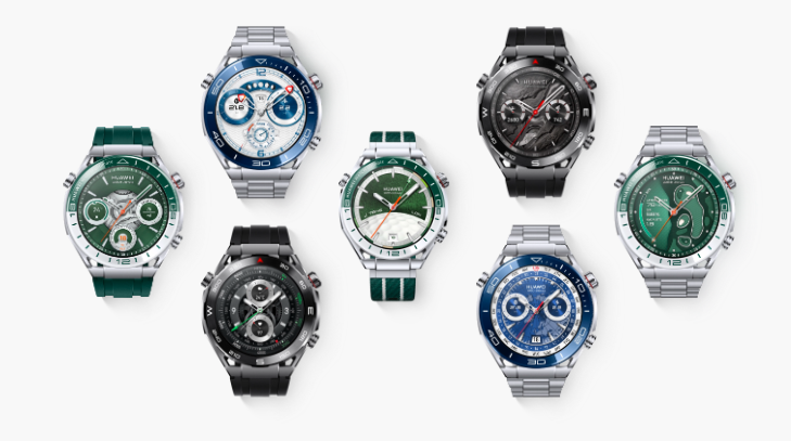 Išmanusis laikrodis Huawei Watch Ultimate Expedition, Sidabrinės ir juodos spalvos korpusas su juodu dirželiu aprašymas - Prekės nuotrauka