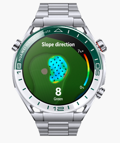 Išmanusis laikrodis Huawei Watch Ultimate Expedition, Sidabrinės ir juodos spalvos korpusas su juodu dirželiu aprašymas - Prekės nuotrauka