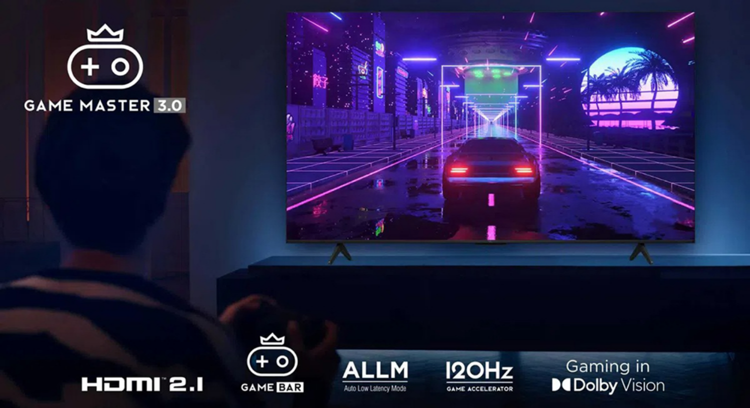 Televizorius TCL QLED 55T7B, 139 cm aprašymas - Prekės nuotrauka