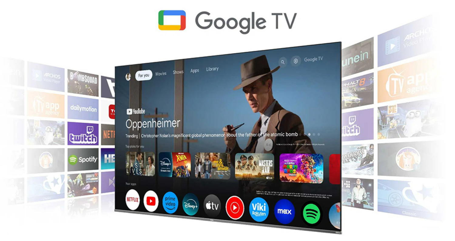 Televizorius TCL QLED 55T7B, 139 cm aprašymas - Prekės nuotrauka