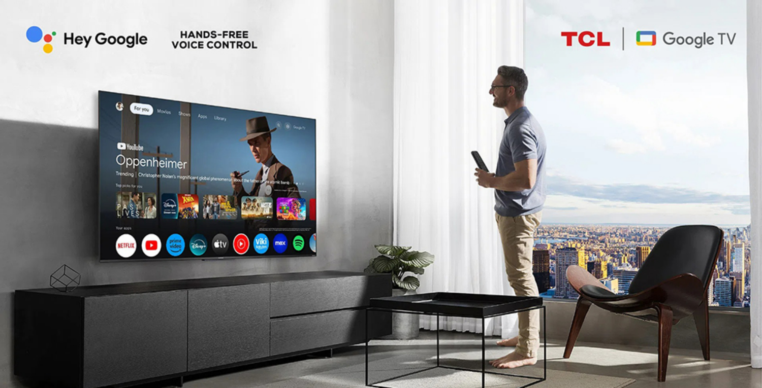 Televizorius TCL QLED 55T7B, 139 cm aprašymas - Prekės nuotrauka